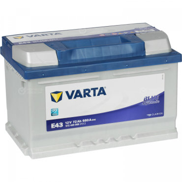 Автомобильный аккумулятор Varta 72 Ач обратная полярность LB3