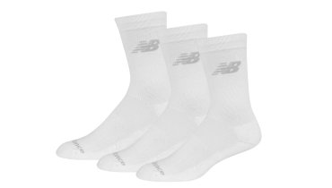PERFORMANCE COTTON CUSHIONED CREW SOCKS 3 PAIR