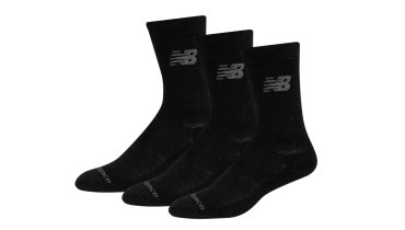 PERFORMANCE COTTON CUSHIONED CREW SOCKS 3 PAIR