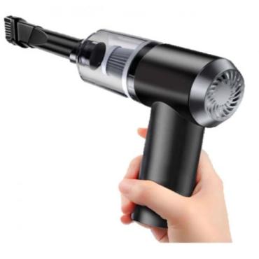 Беспроводной ручной мини-пылесос для сухой и влажной уборки 2in1 Vacuum Cleaner, чёрный