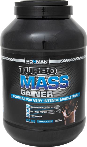 Гейнер IronMan Turbo Mass Gainer Шоколад 2.8кг