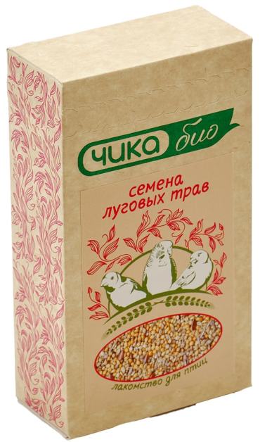 Лакомство для птиц Чика био Семена луговых трав 200г
