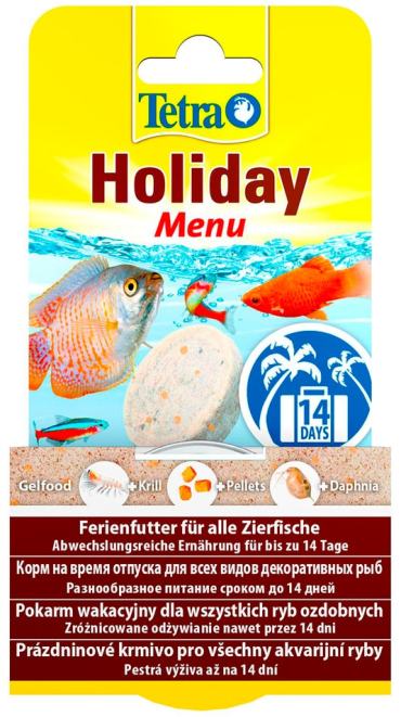 Корм для рыб Tetra Holiday Menu в желе на время отпуска 30г