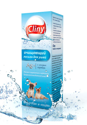Cliny лосьон очищающий для ушей 50 мл