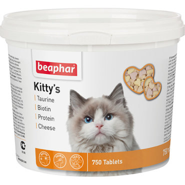 Витаминно-минеральная добавка для кошек Beaphar Kitty`s MIX таблетки 750 таб.