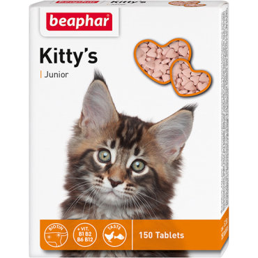 Витаминно-минеральная добавка для кошек Beaphar Kitty`s Junior для котят