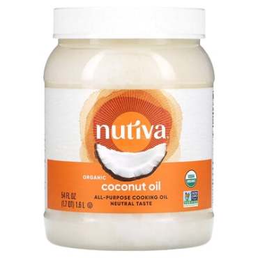 Nutiva кокосовое масло, рафинированное, 1,6 л (54 жидк. унции)