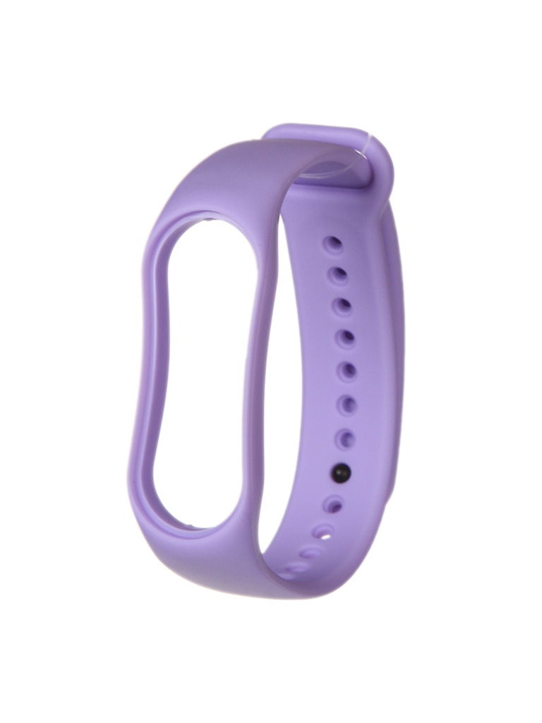 Aксессуар Ремешок DF для Xiaomi Mi Band 7 / Smart Band 7 Silicone Lilac xiClassicband-08