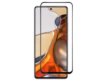 Защитное стекло Krutoff для Xiaomi 11 / 11T Full Glue Premium Black 274035