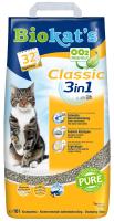 Biokats Classic 3in1 / Комкующийся наполнитель Биокэтс для кошачьего туалета