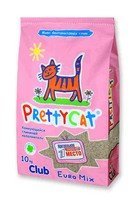 PrettyCat Euro Mix / Наполнитель для кошачьего туалета ПриттиКэт Евро Микс Бентонитовый Комкующийся