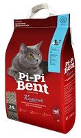 Pi-Pi-Bent Classic / Наполнитель для кошачьего туалета ПиПиБент Классик Комкующийся