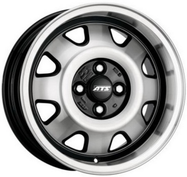 Диски R18 5x112 8J ET41 D57,1 ATS Cup Diamant Black Front Polished