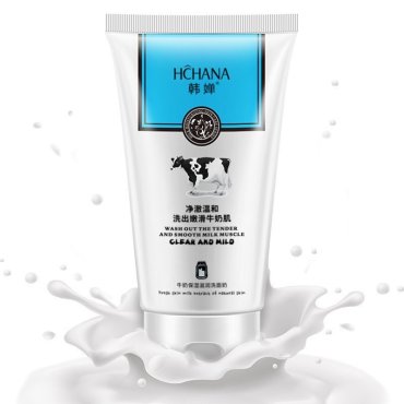 Пенка для умывания с молочным протеином HCHANA