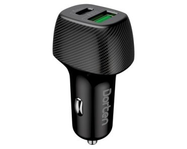 Зарядное устройство USB автомобильное Dorten Car Quick Charger PD3.0 + QC3.0 36W Black