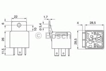 Реле BOSCH 0332209159