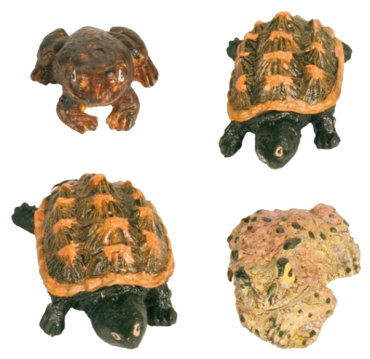 Грот для аквариума TRIXIE Frogs and Tortoises Черепахи и лягушки, в ассортименте 5х3,5х9см