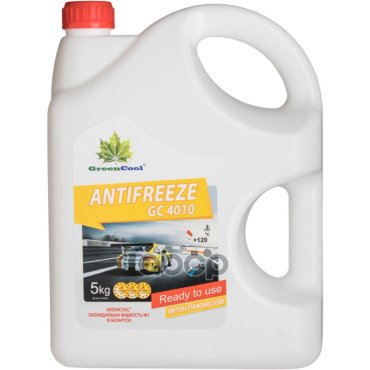 Антифриз Greencool Gc4010 Желт. (5 Кг) GreenCool 752170