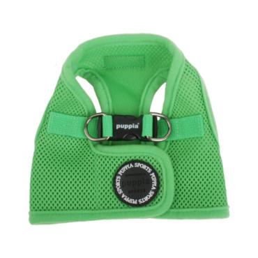 Шлейка для собак Puppia Soft Vest, зеленая, размер XS
