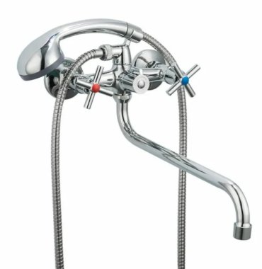 Смеситель для ванны Frud R22112 излив7130S, хром