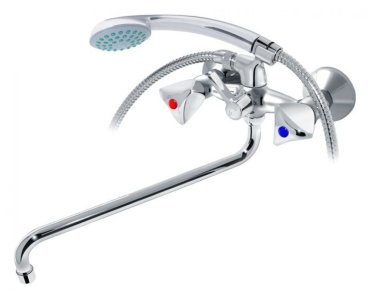 Смеситель для ванны Frud R22111 излив7130S, хром
