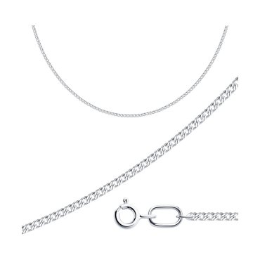 Цепочка из серебра 45 см Diamant 96-180-04030-1