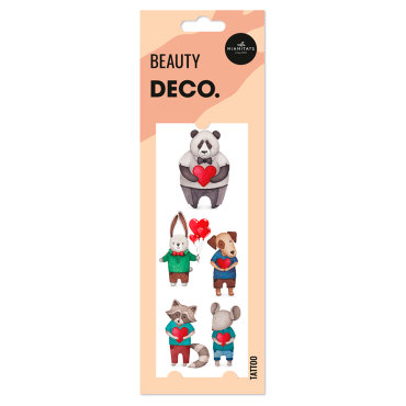 Татуировка для тела DECO WATERCOLOR STORY by MIAMITATS переводная (Love)