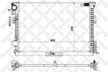 Радиатор системы охлаждения Stellox 1025028SX
