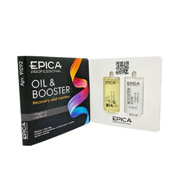 Epica Набор для ламинирования волос Recovery and nutrition Масло+Бустер, 2*10 мл