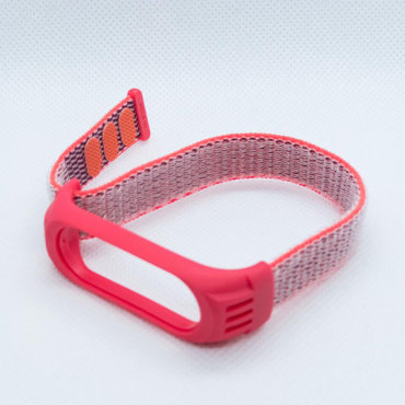 Ремешок для Xiaomi Mi Band 6 Svekla WatchBand Ярко розовый