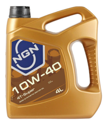 Моторное масло NGN 4T-Super 10W-40 4л