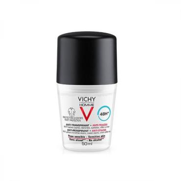 Дезодорант-антиперспирант ролик Vichy Homme 48 часов, 50 мл, мужской, для чувствительной кожи