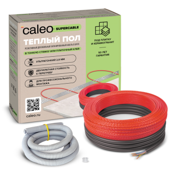 Нагревательный кабель 10 м<sup>2</sup> Caleo