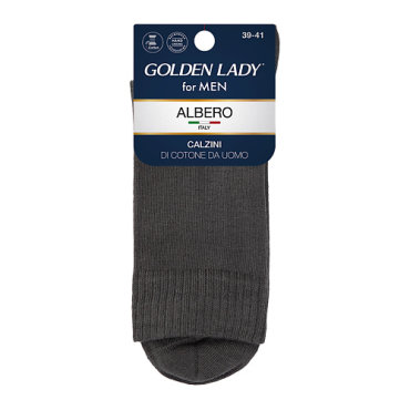 GOLDEN LADY Носки мужские ALBERO Nero 42-44