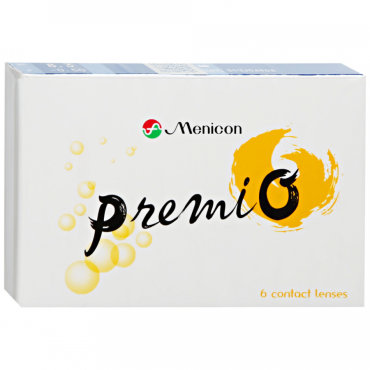 Линзы контактные Premio R:=8.3; D:=-10.00 (блистер 6 штук)