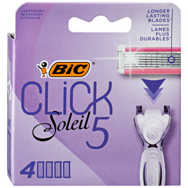 Кассеты сменные для бритья Bic Click Soleil 5 (4 штуки)