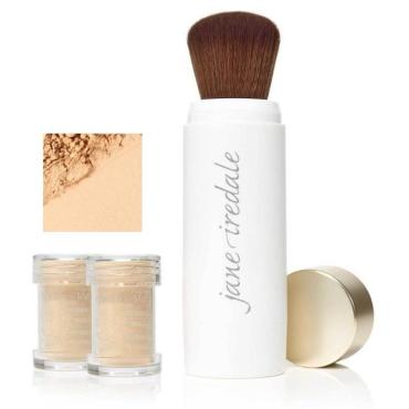 Защитная пудра с кистью - золото - Powder-Me SPF30 Refillable Brush Golden
