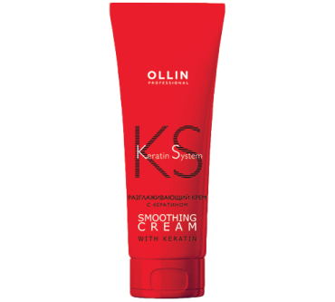 Разглаживающий крем с кератином Ollin Keratine System