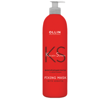 Фиксирующая маска с кератином Ollin Keratine System