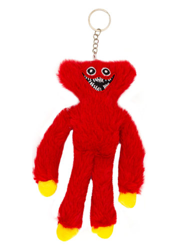 Брелок Huggy Wuggy Scary Larry плюш красный 20см