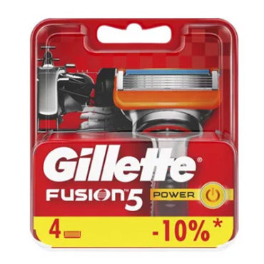 "Gillette" Fusion power сменная кассета (4шт.)