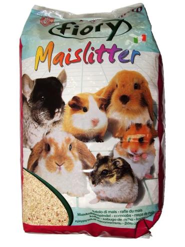 Наполнитель кукурузный для грызунов Fiory Maislitter Profumato "Дикие ягоды", 5л