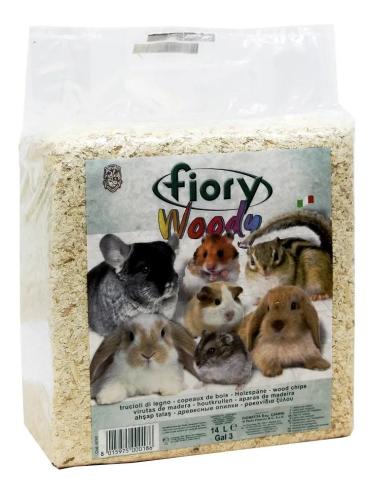 Опилки для грызунов Fiory Woody, 14л