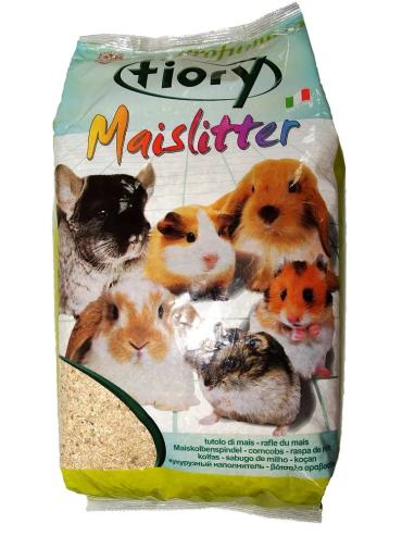 Наполнитель кукурузный для грызунов Fiory Maislitter Profumato "Лимон", 5л