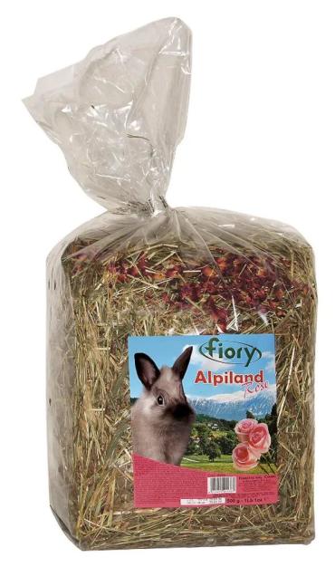 Сено Fiory Alpiland Rose Альпийское с розой, 500гр