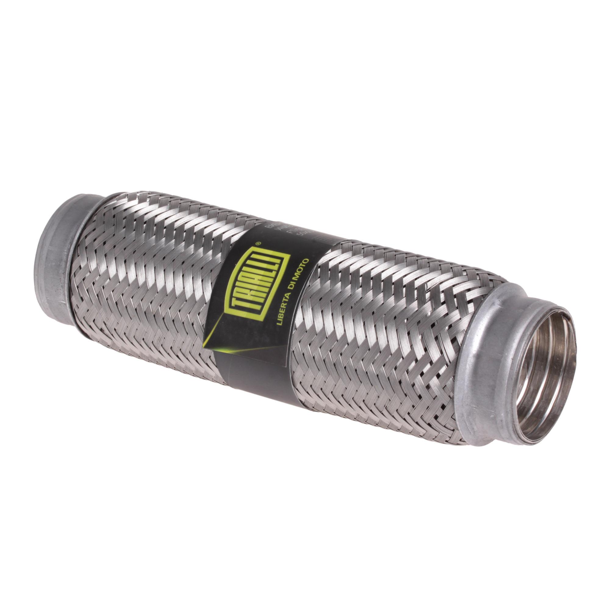 Виброкомпенсатор выхлопной трубы (Гофра) 50x230 InterLock (нерж. сталь) универсальная TRIALLI