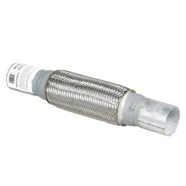 Переходник 50/50 L=350 под хомут с виброкомпенсатором 50х200 (нержавеющая алюминизированная сталь) TRIALLI