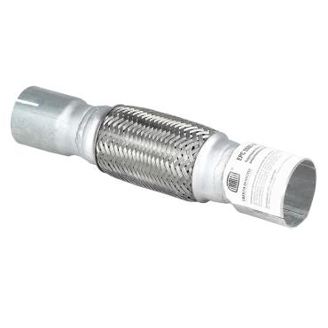 Переходник 55/60 L=300 под хомут с виброкомпенсатором 50х150 (нержавеющая алюминизированная сталь) TRIALLI