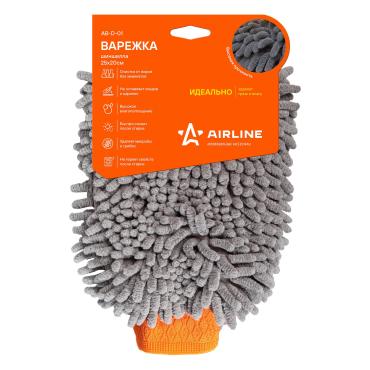 Варежка-шиншилла серый ворс (25*20 см) AIRLINE