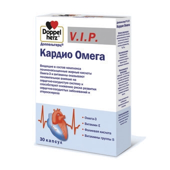 Доппельгерц VIP Кардио Омега капсулы №30